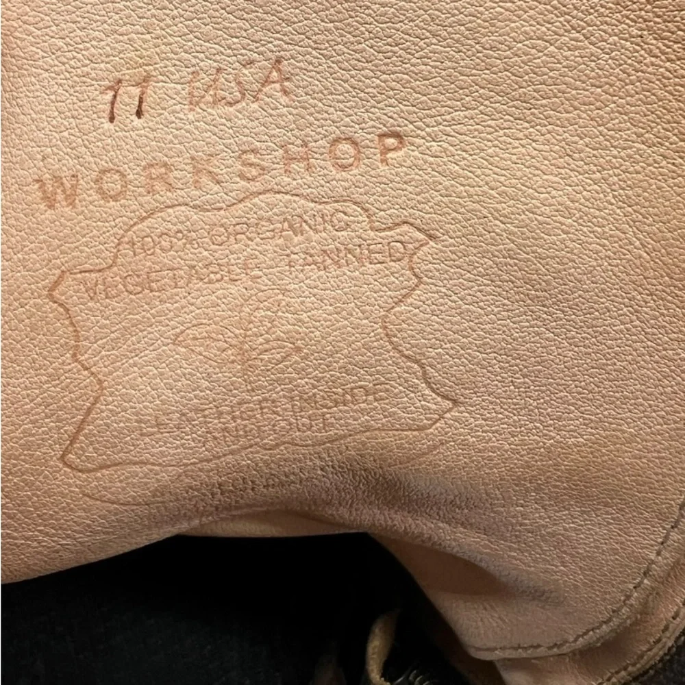 Bed Stu Protege Cobbler Combat Boots Side Zip Men’s 11 Great Condition! Leather - Picture 7 of 8